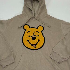 Disney Winnie The Pooh Women's Hoodie Embroidered Pullover Size XL